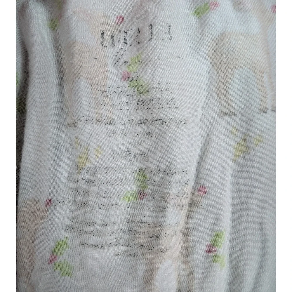 Lu Ella Bamboo Pajama Set Kid 5T Reindeer 220gsm Comfort Novelty Holiday Natural
